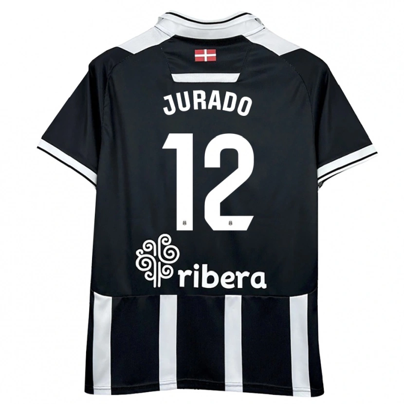 Danxen Dames Marc Jurado #12 Zwart Wit Thuisshirt Thuistenue 2025/26 T-Shirt België