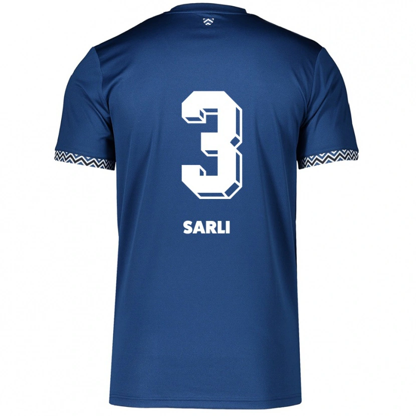 Danxen Dames Semih Sarli #3 Marine Wit Thuisshirt Thuistenue 2025/26 T-Shirt België