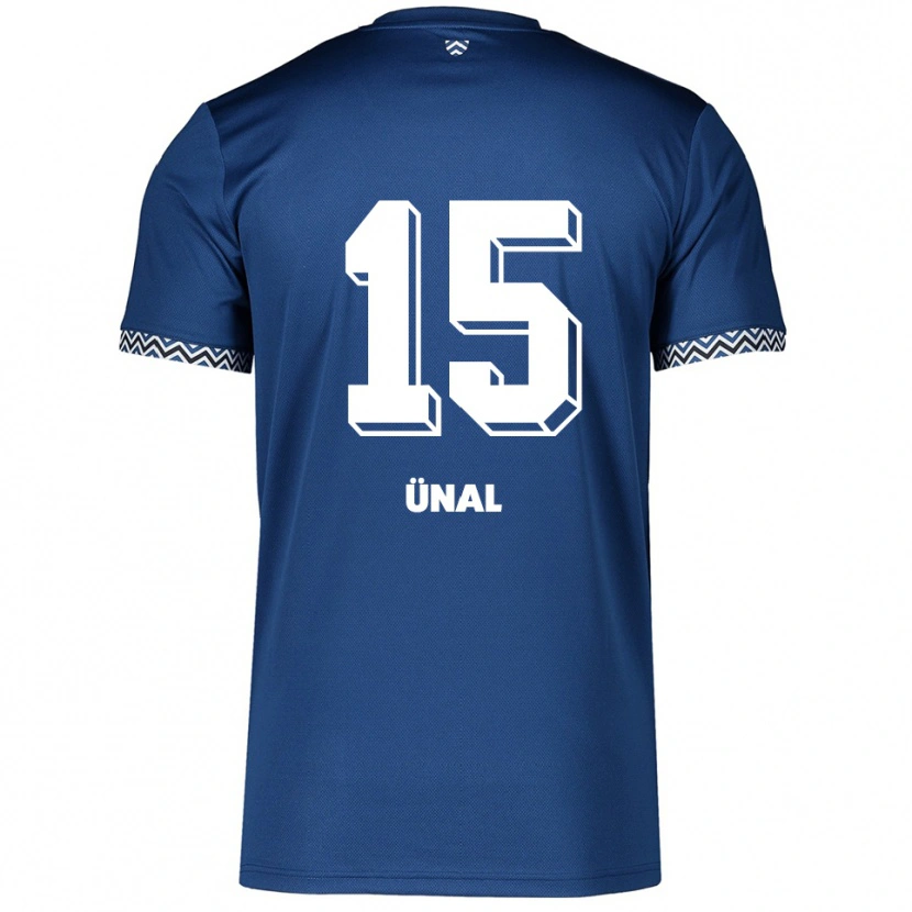 Danxen Dames Erkay Ünal #15 Marine Wit Thuisshirt Thuistenue 2025/26 T-Shirt België