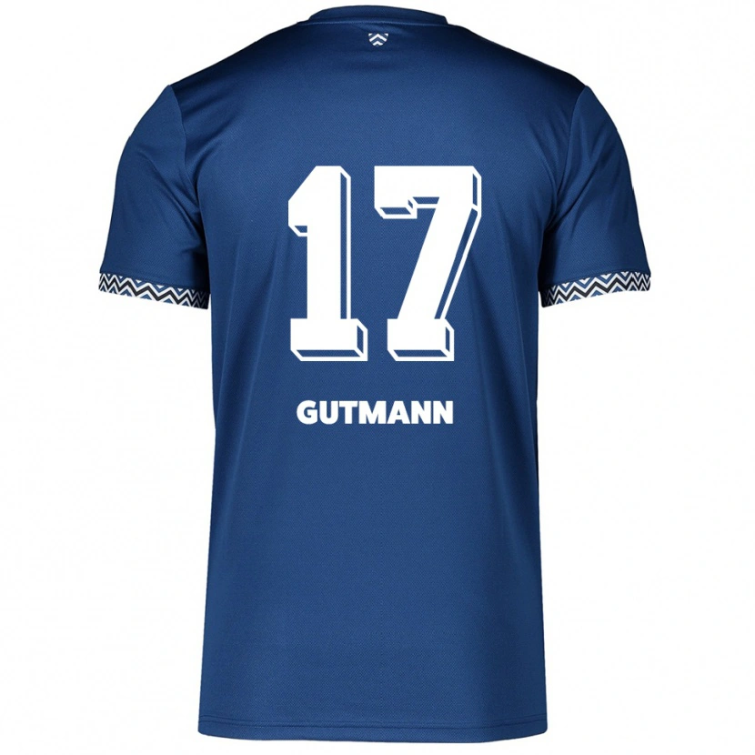 Danxen Dames Glenn Gutmann #17 Marine Wit Thuisshirt Thuistenue 2025/26 T-Shirt België