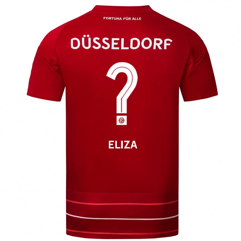 Danxen Dames Eliza Bivolaku #0 Rood Wit Thuisshirt Thuistenue 2025/26 T-Shirt België
