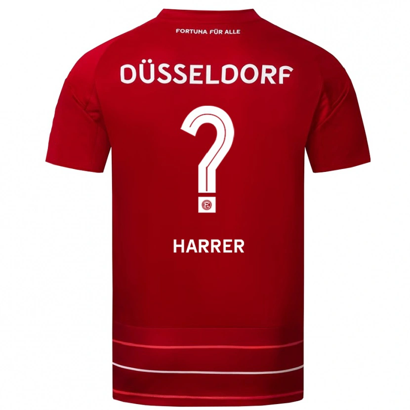 Danxen Dames Celine Harrer #0 Rood Wit Thuisshirt Thuistenue 2025/26 T-Shirt België