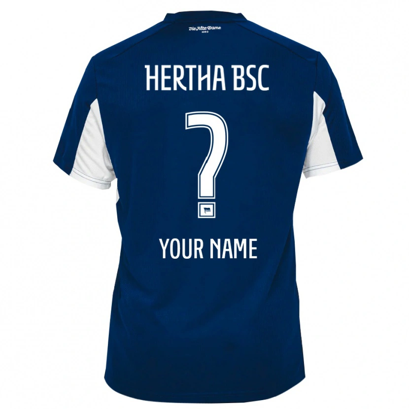Danxen Dames Uw Naam #0 Wit Blauw Thuisshirt Thuistenue 2025/26 T-Shirt België