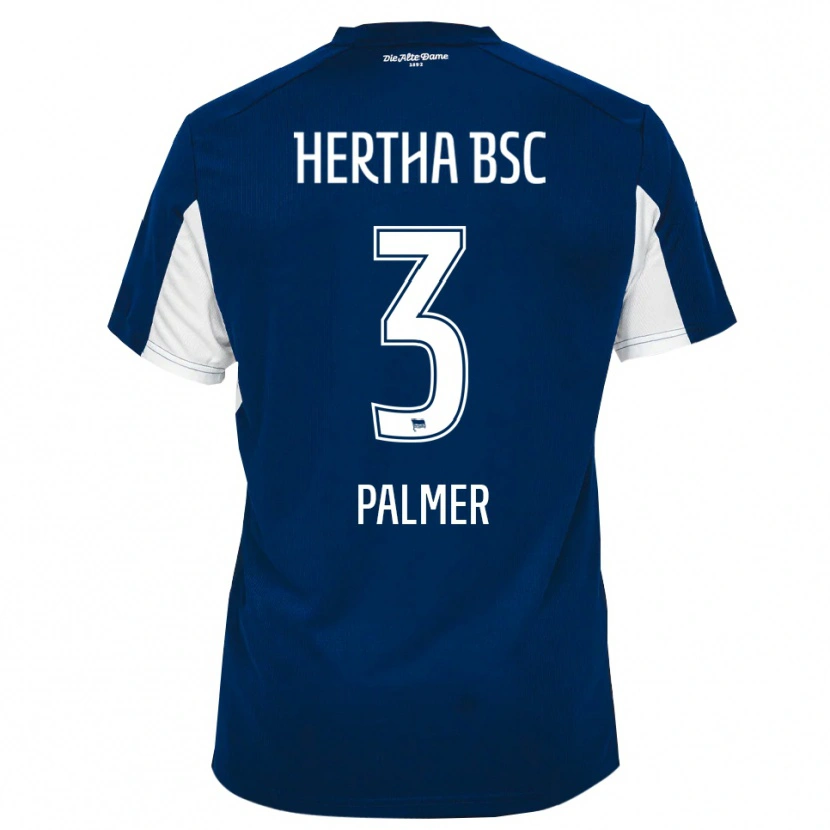 Danxen Dames Nelly Palmer #3 Wit Blauw Thuisshirt Thuistenue 2025/26 T-Shirt België