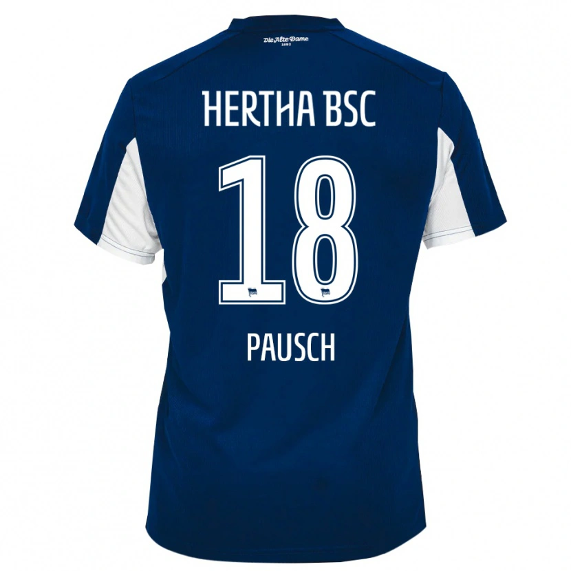 Danxen Dames Luisa Pausch #18 Wit Blauw Thuisshirt Thuistenue 2025/26 T-Shirt België