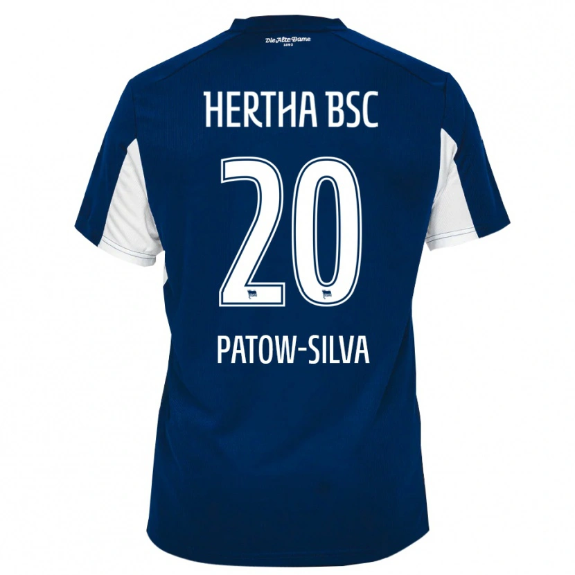 Danxen Dames Oscar Patow-Silva #20 Wit Blauw Thuisshirt Thuistenue 2025/26 T-Shirt België