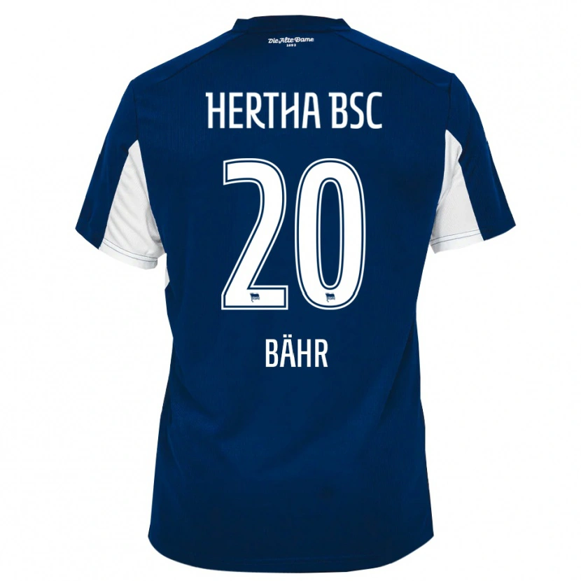 Danxen Dames Mara Bähr #20 Wit Blauw Thuisshirt Thuistenue 2025/26 T-Shirt België