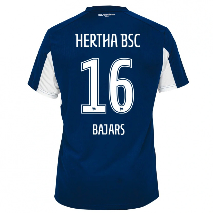 Danxen Dames Marko Bajars #16 Wit Blauw Thuisshirt Thuistenue 2025/26 T-Shirt België