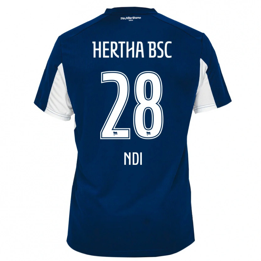 Danxen Dames Jelani Ndi #28 Wit Blauw Thuisshirt Thuistenue 2025/26 T-Shirt België