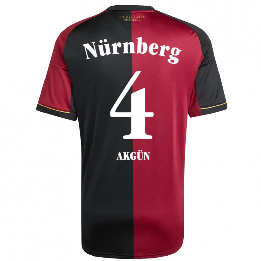 Danxen Dames Esad Akgün #4 Bordeauxzwart Thuisshirt Thuistenue 2025/26 T-Shirt België