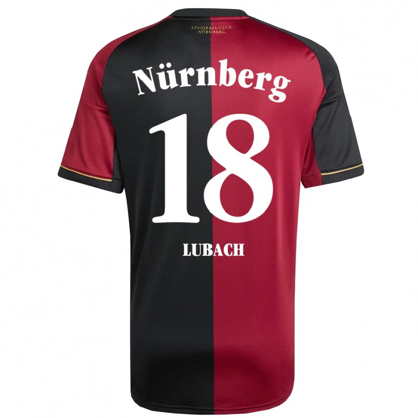 Danxen Dames Rafael Lubach #18 Bordeauxzwart Thuisshirt Thuistenue 2025/26 T-Shirt België