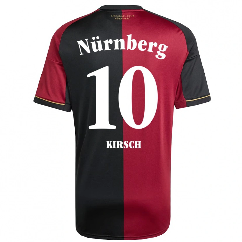 Danxen Dames Benedikt Kirsch #10 Bordeauxzwart Thuisshirt Thuistenue 2025/26 T-Shirt België
