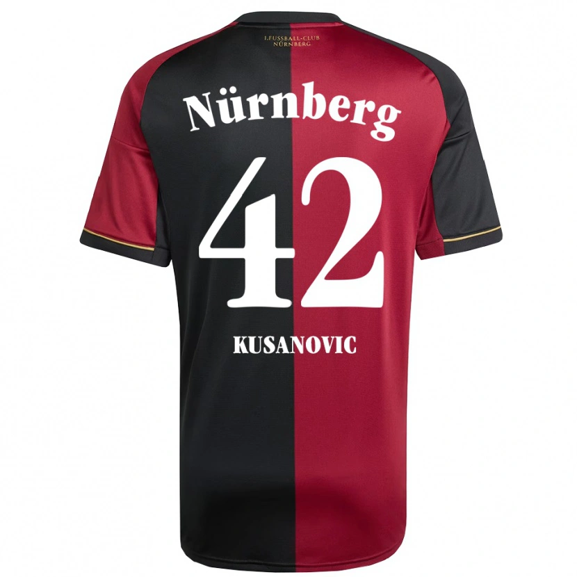 Danxen Dames Tino Kusanovic #42 Bordeauxzwart Thuisshirt Thuistenue 2025/26 T-Shirt België