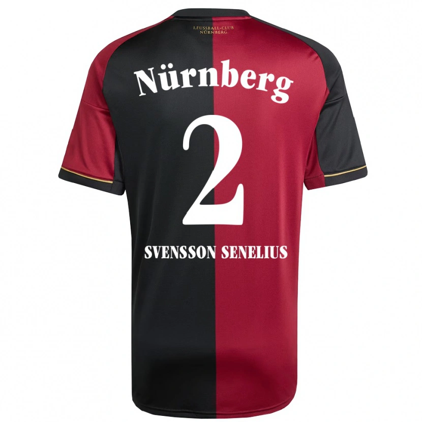 Danxen Dames Klara Svensson Senelius #2 Bordeauxzwart Thuisshirt Thuistenue 2025/26 T-Shirt België