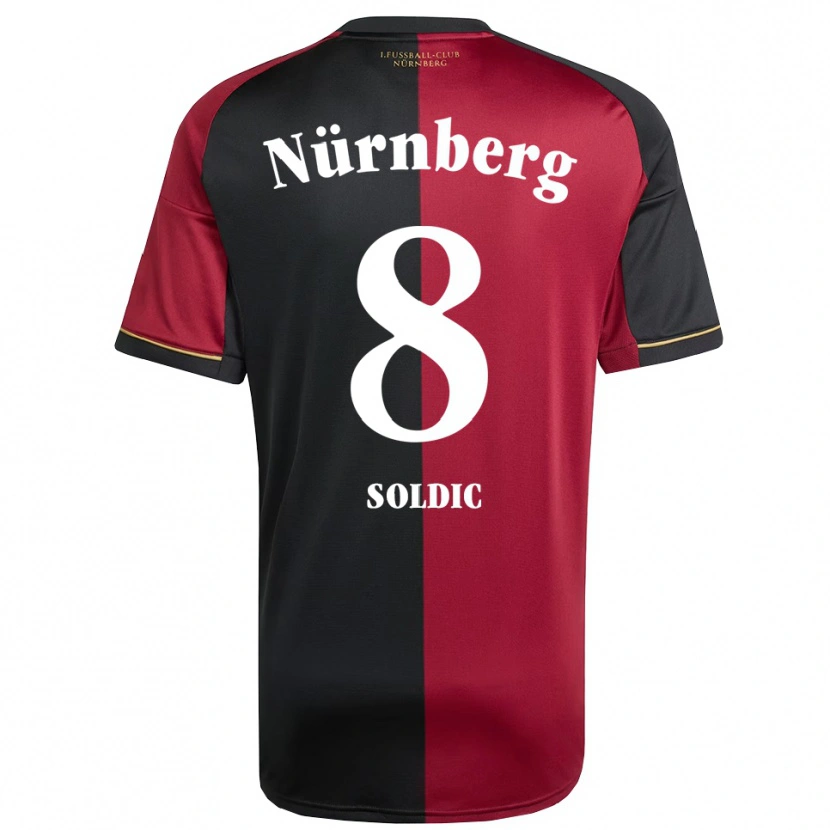 Danxen Dames Marko Soldic #8 Bordeauxzwart Thuisshirt Thuistenue 2025/26 T-Shirt België