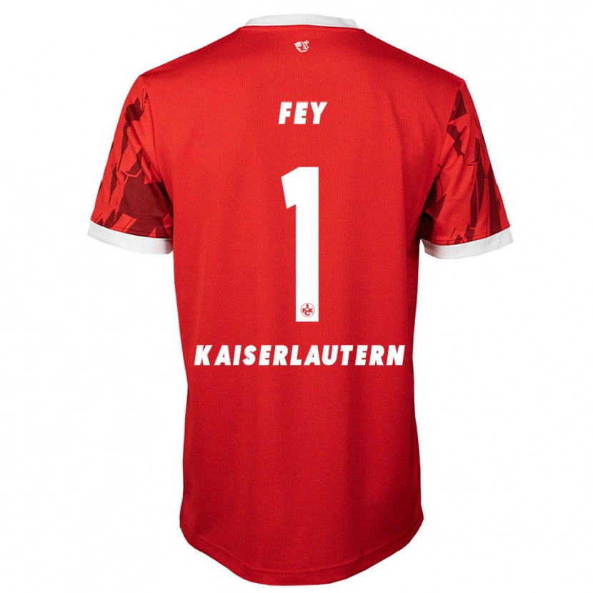 Danxen Dames Tyler Fey #1 Rood Wit Thuisshirt Thuistenue 2025/26 T-Shirt België