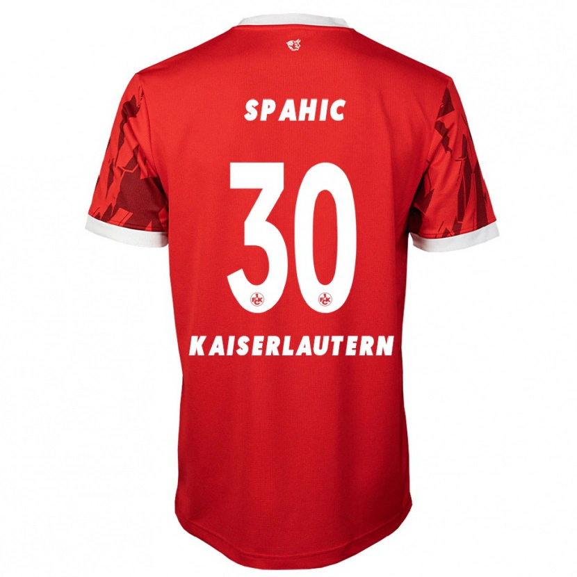 Danxen Dames Avdo Spahic #30 Rood Wit Thuisshirt Thuistenue 2025/26 T-Shirt België