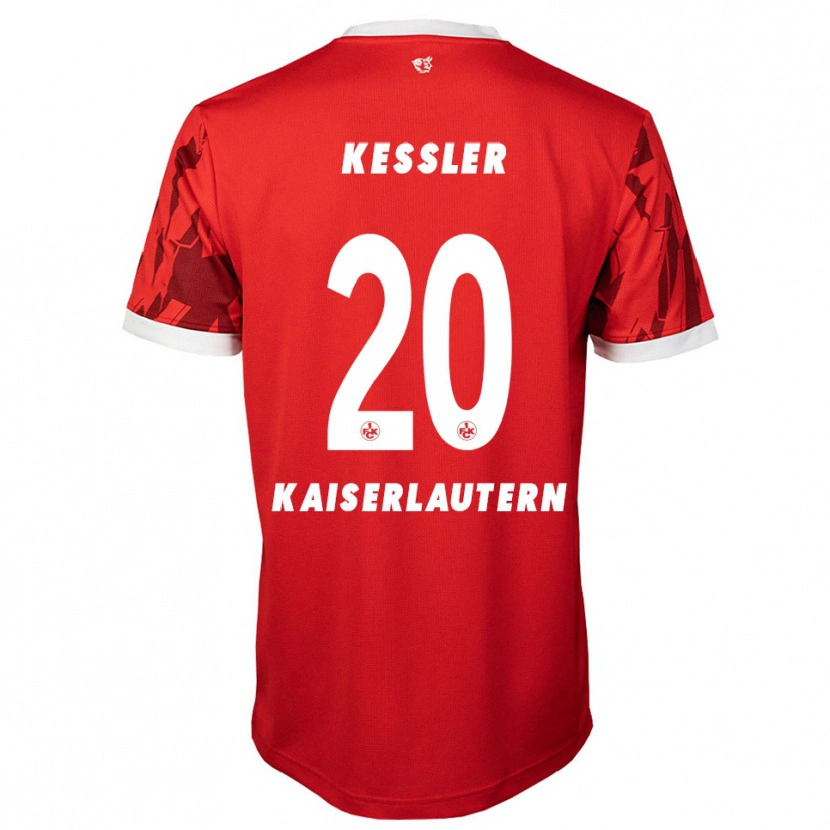 Danxen Dames Louis Keßler #20 Rood Wit Thuisshirt Thuistenue 2025/26 T-Shirt België