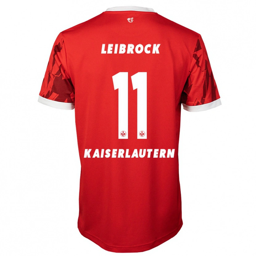 Danxen Dames Lucas Leibrock #11 Rood Wit Thuisshirt Thuistenue 2025/26 T-Shirt België
