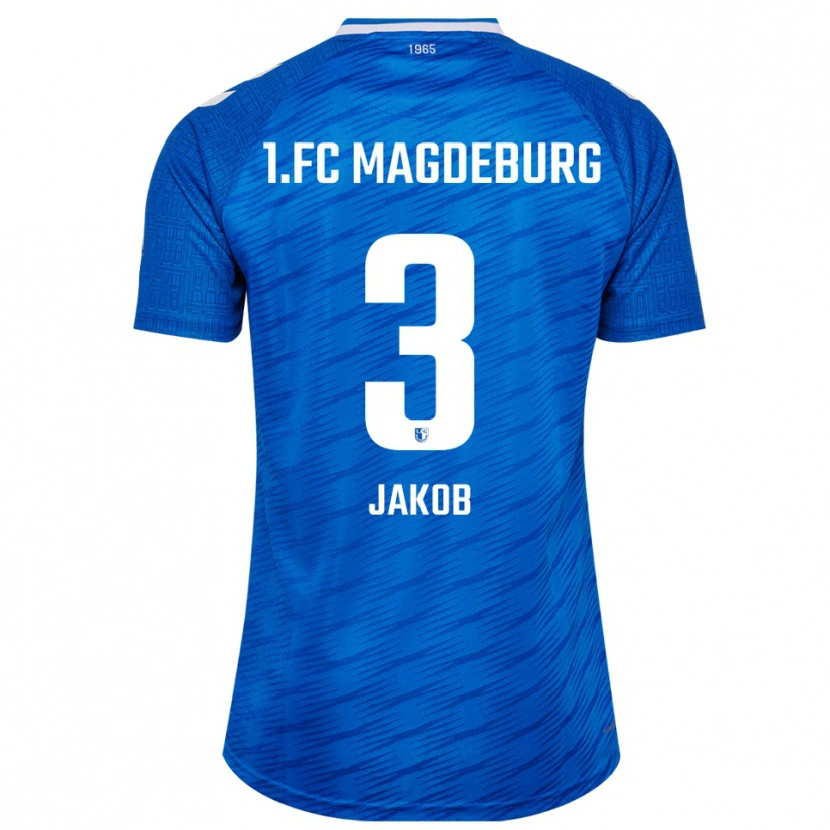 Danxen Dames Henrik Jakob #3 Blauw Wit Thuisshirt Thuistenue 2025/26 T-Shirt België