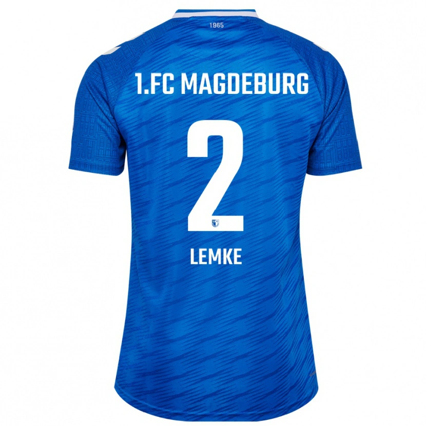 Danxen Dames Rick Lemke #2 Blauw Wit Thuisshirt Thuistenue 2025/26 T-Shirt België