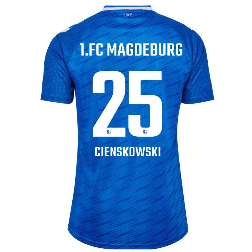 Danxen Dames Amy Cienskowski #25 Blauw Wit Thuisshirt Thuistenue 2025/26 T-Shirt België