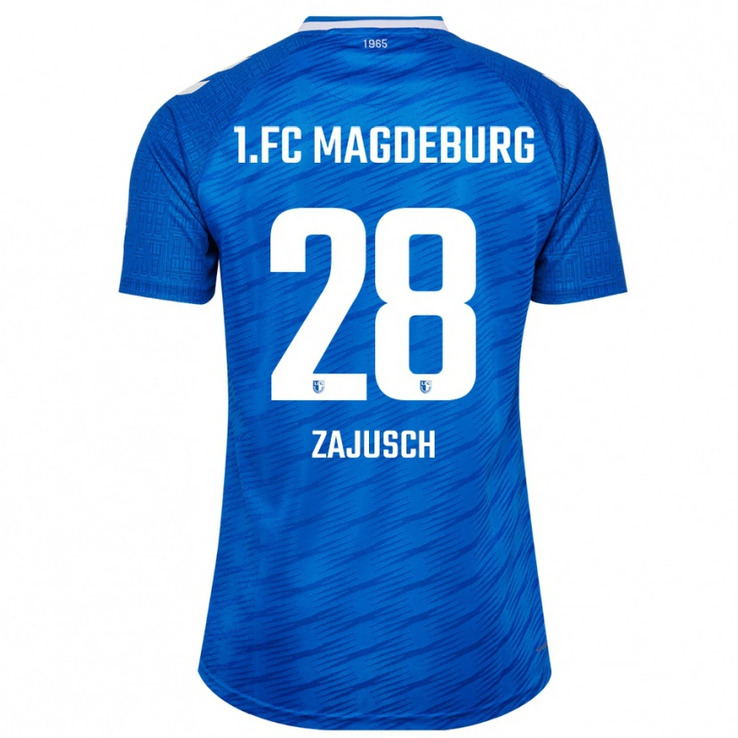 Danxen Dames Marcel Zajusch #28 Blauw Wit Thuisshirt Thuistenue 2025/26 T-Shirt België