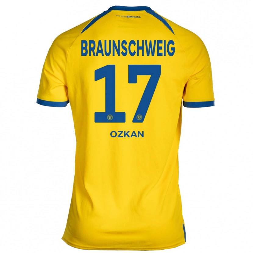 Danxen Dames Yasin Ozkan #17 Geel Blauw Thuisshirt Thuistenue 2025/26 T-Shirt België