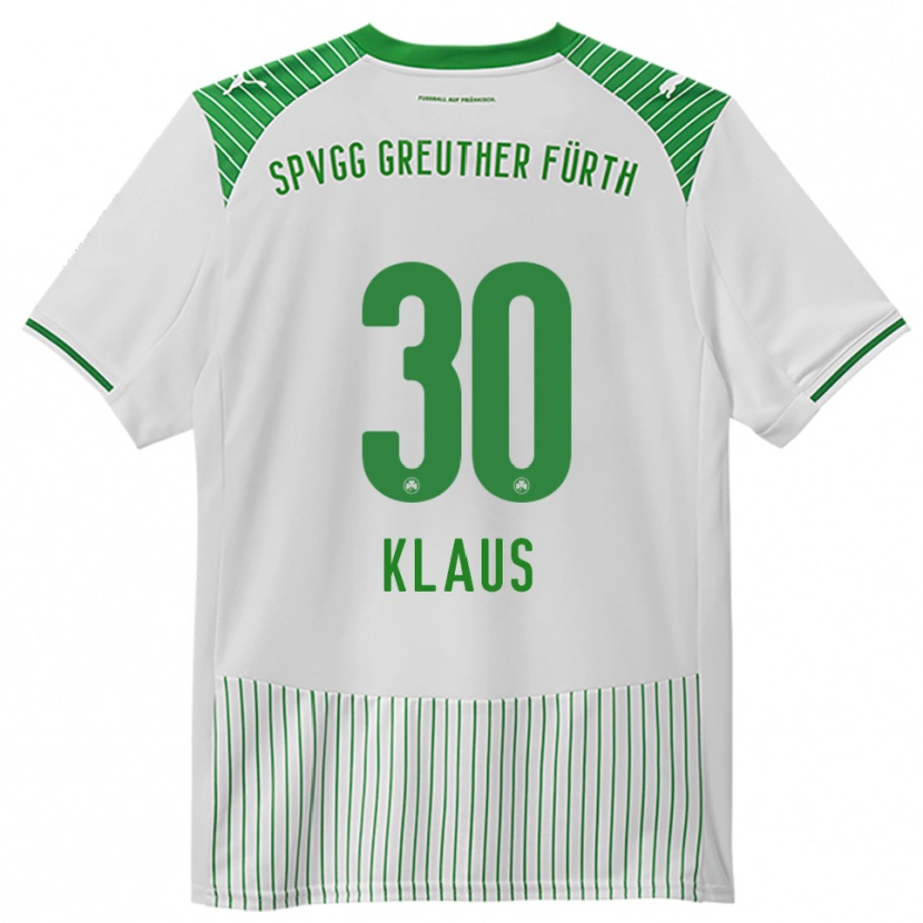 Danxen Dames Felix Klaus #30 Wit Groen Thuisshirt Thuistenue 2025/26 T-Shirt België