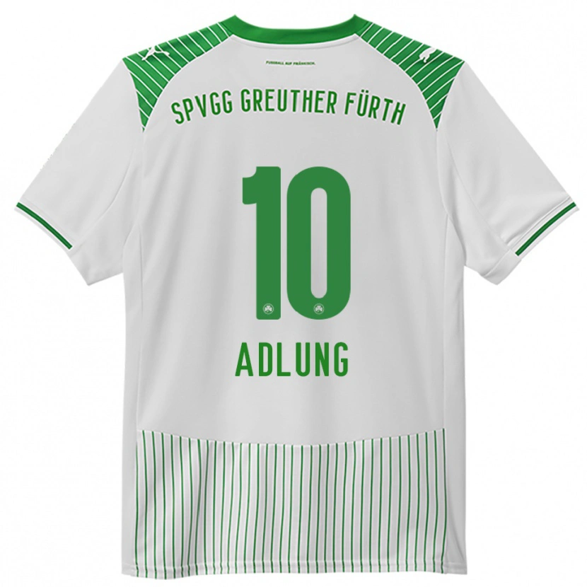 Danxen Dames Daniel Adlung #10 Wit Groen Thuisshirt Thuistenue 2025/26 T-Shirt België