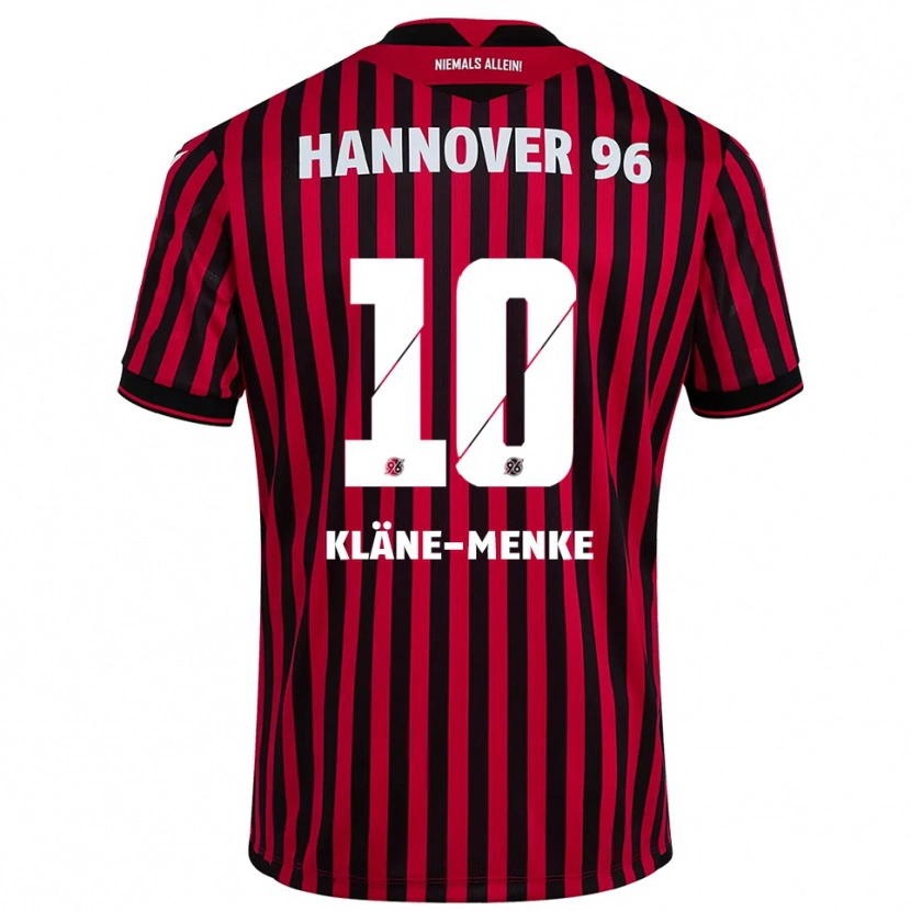 Danxen Dames Pirmin Kläne-Menke #10 Rood Zwart Thuisshirt Thuistenue 2025/26 T-Shirt België