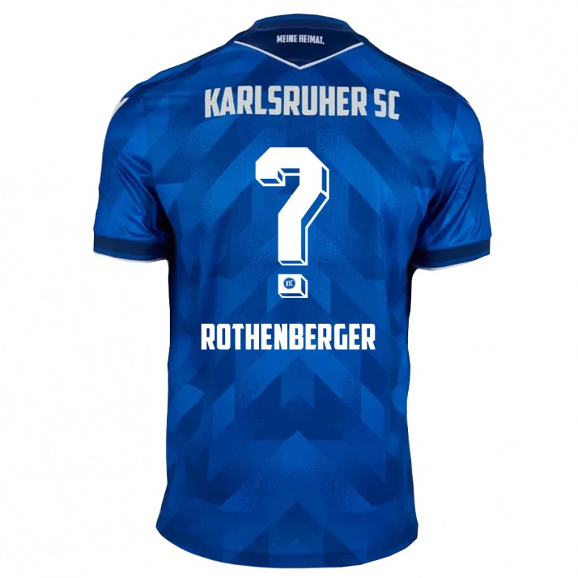 Danxen Dames Paulina Rothenberger #0 Blauw Wit Thuisshirt Thuistenue 2025/26 T-Shirt België