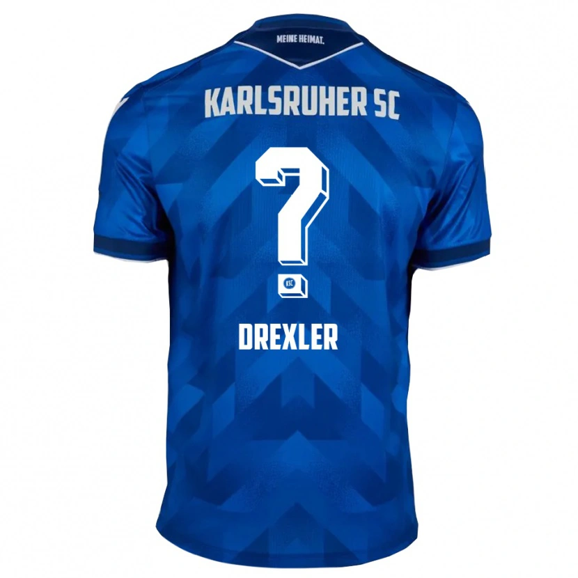 Danxen Dames Lisa Drexler #0 Blauw Wit Thuisshirt Thuistenue 2025/26 T-Shirt België