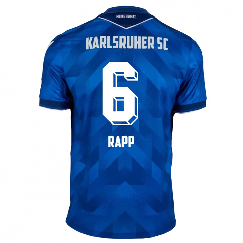 Danxen Dames Nicolai Rapp #6 Blauw Wit Thuisshirt Thuistenue 2025/26 T-Shirt België