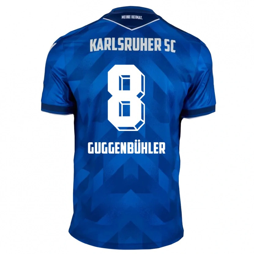 Danxen Dames Simon Guggenbühler #8 Blauw Wit Thuisshirt Thuistenue 2025/26 T-Shirt België