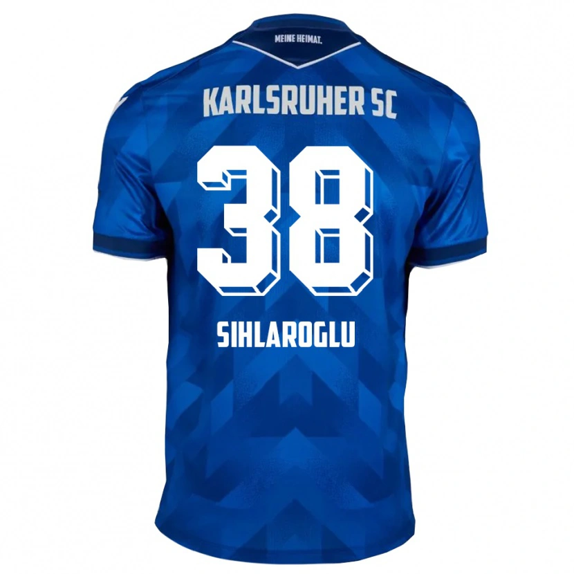 Danxen Dames Efe-Kaan Sihlaroglu #38 Blauw Wit Thuisshirt Thuistenue 2025/26 T-Shirt België
