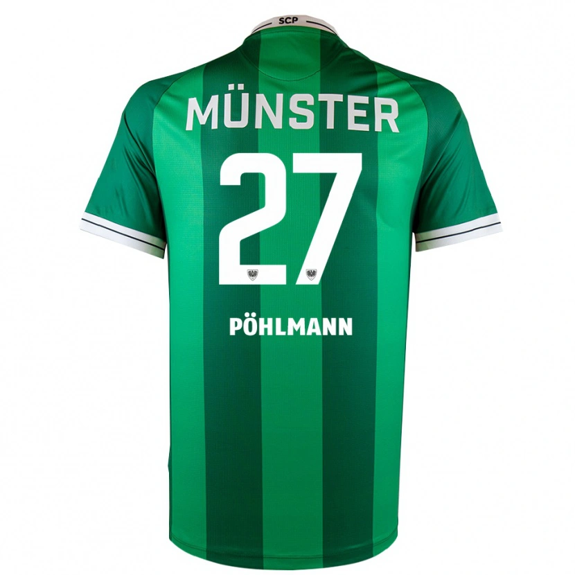 Danxen Dames Phil Pöhlmann #27 Groen Wit Thuisshirt Thuistenue 2025/26 T-Shirt België
