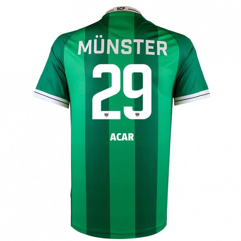 Danxen Dames Ryan Acar #29 Groen Wit Thuisshirt Thuistenue 2025/26 T-Shirt België