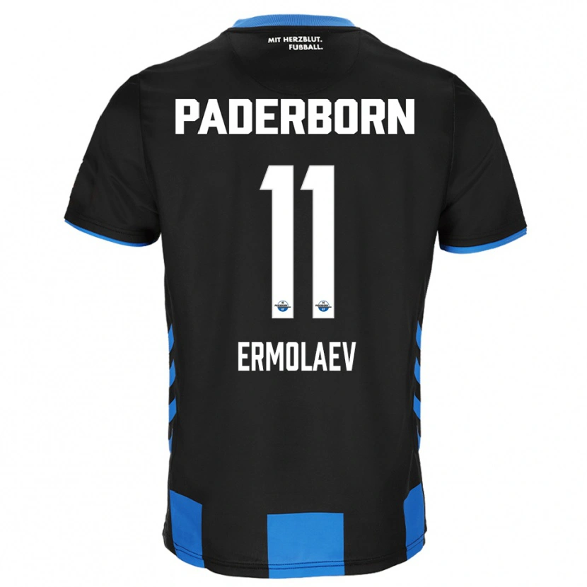 Danxen Dames Georg Ermolaev #11 Zwart Blauw Thuisshirt Thuistenue 2025/26 T-Shirt België