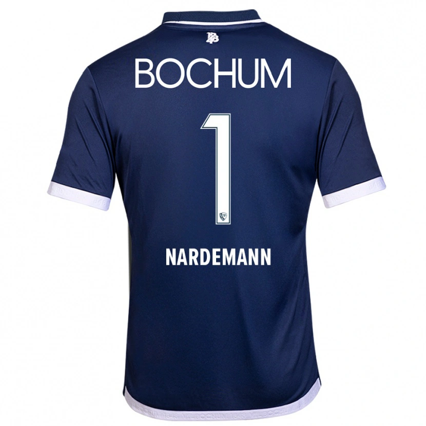Danxen Dames Kari Närdemann #1 Marine Wit Thuisshirt Thuistenue 2025/26 T-Shirt België