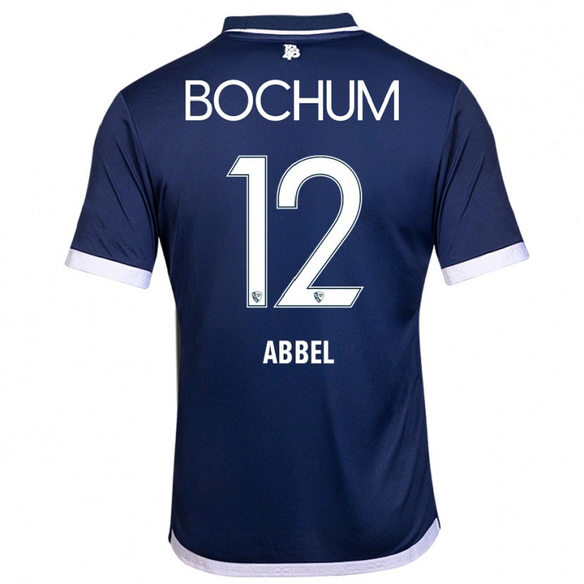 Danxen Dames Erik Abbel #12 Marine Wit Thuisshirt Thuistenue 2025/26 T-Shirt België
