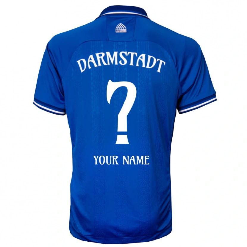 Danxen Dames Uw Naam #0 Blauw Wit Thuisshirt Thuistenue 2025/26 T-Shirt België