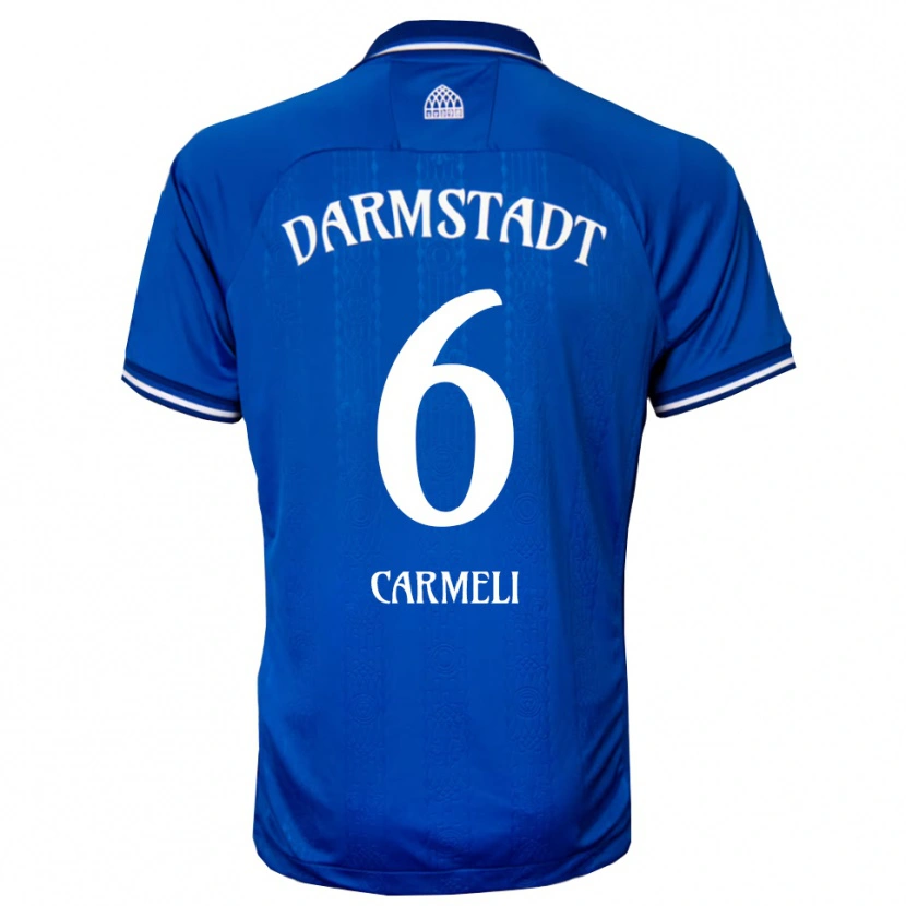 Danxen Dames Liad Carmeli #6 Blauw Wit Thuisshirt Thuistenue 2025/26 T-Shirt België