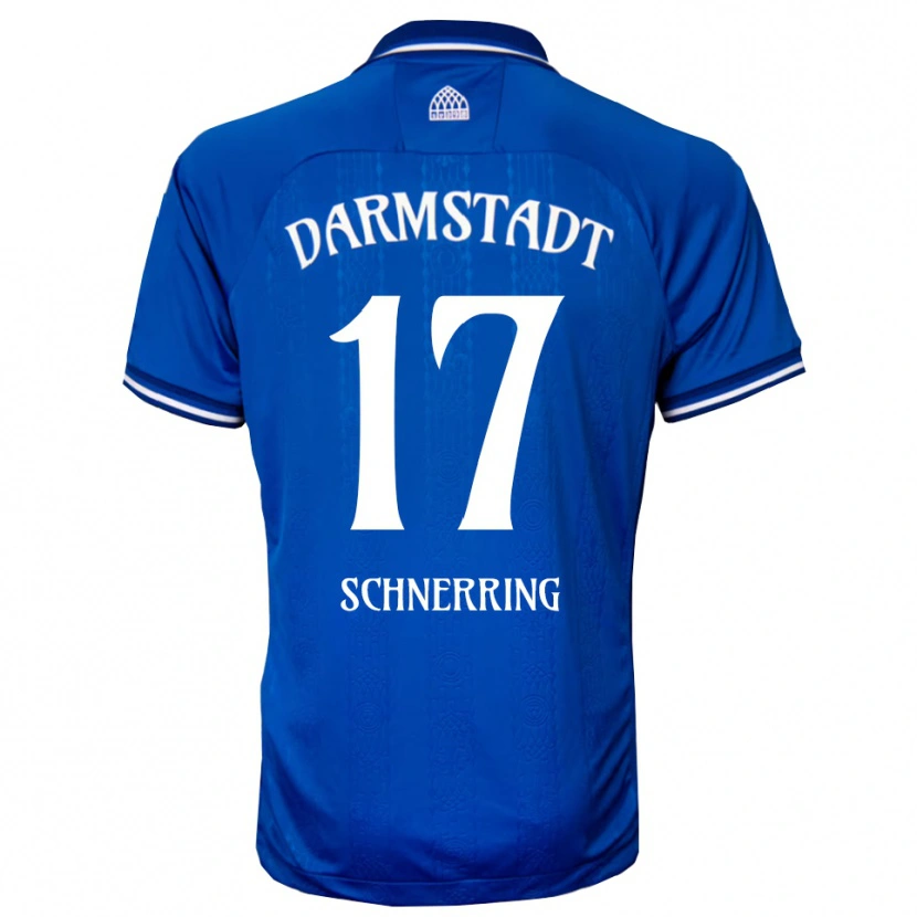 Danxen Dames Loann Schnerring #17 Blauw Wit Thuisshirt Thuistenue 2025/26 T-Shirt België