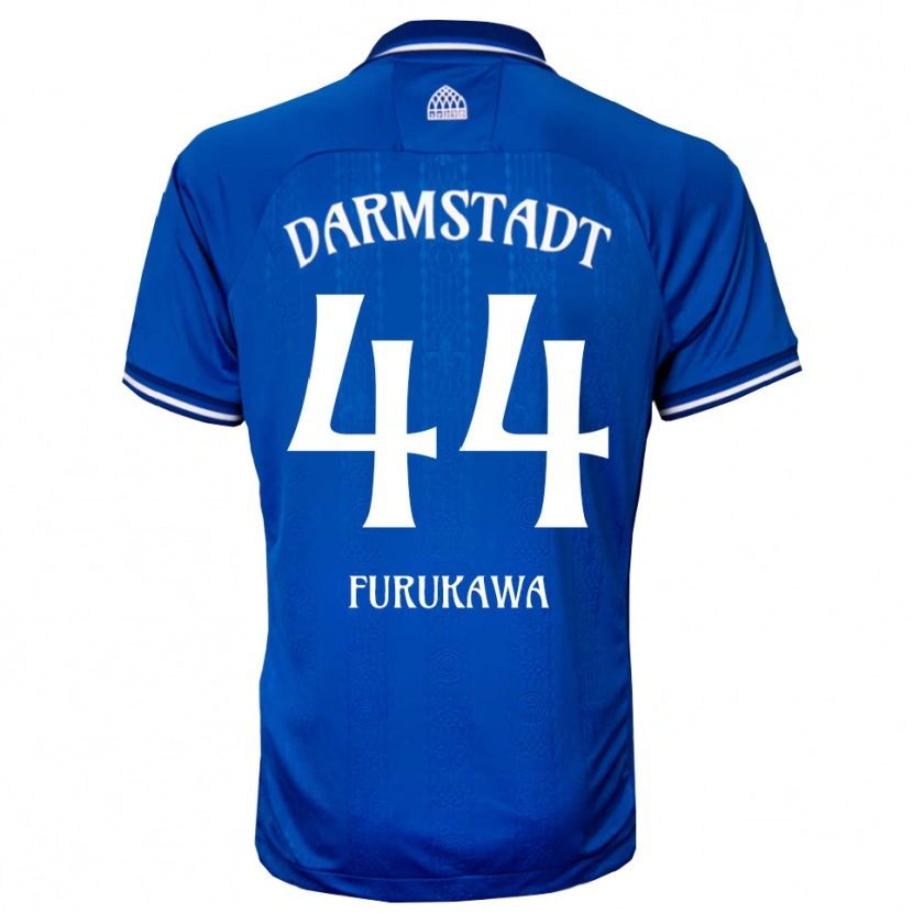 Danxen Dames Yosuke Furukawa #44 Blauw Wit Thuisshirt Thuistenue 2025/26 T-Shirt België
