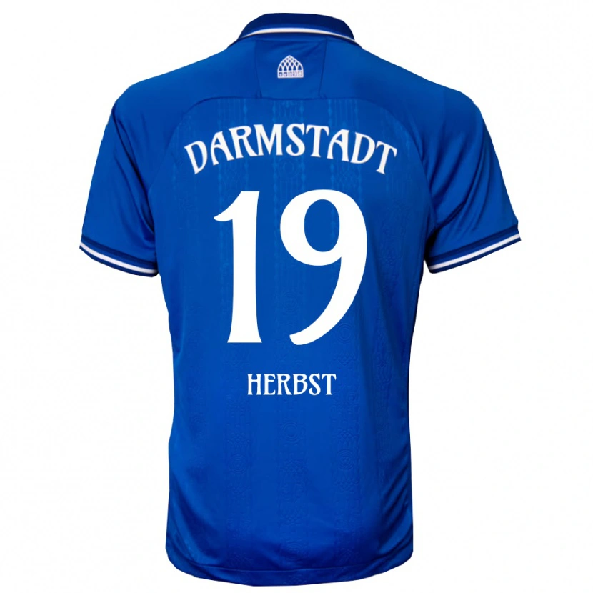 Danxen Dames Milian Herbst #19 Blauw Wit Thuisshirt Thuistenue 2025/26 T-Shirt België