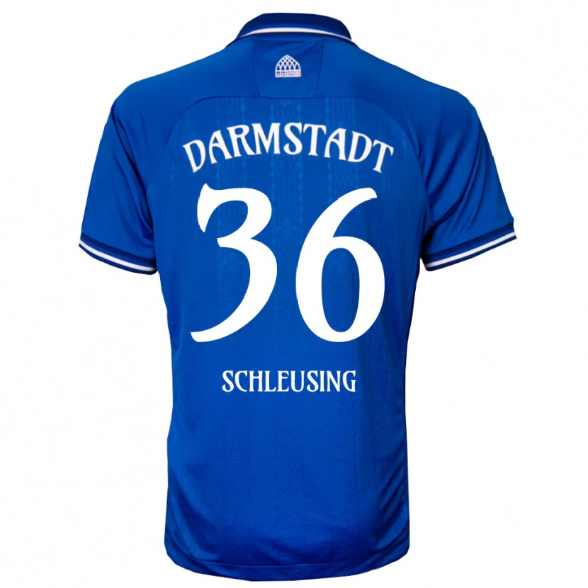Danxen Dames Lenox Schleusing #36 Blauw Wit Thuisshirt Thuistenue 2025/26 T-Shirt België
