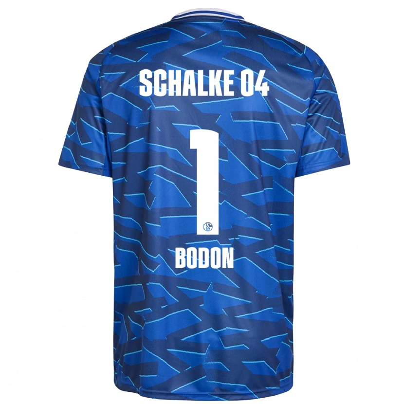 Danxen Dames Nick Bodon #1 Koningsblauw Wit Thuisshirt Thuistenue 2025/26 T-Shirt België