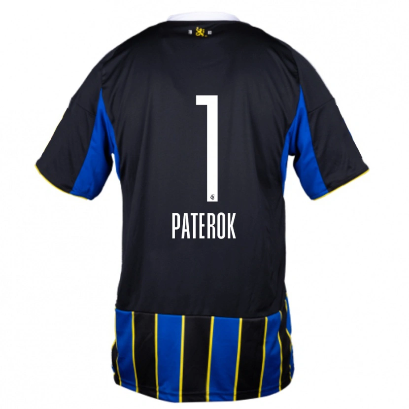 Danxen Dames Tim Paterok #1 Blauw Zwart Geel Thuisshirt Thuistenue 2025/26 T-Shirt België