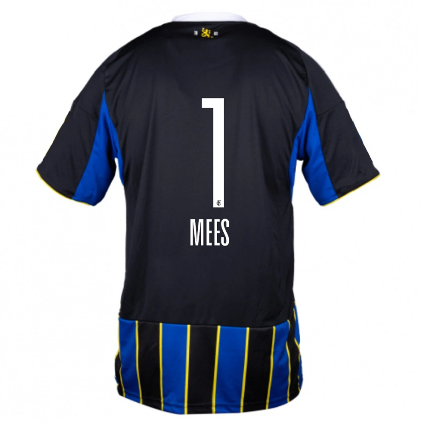 Danxen Dames Alexander Mees #1 Blauw Zwart Geel Thuisshirt Thuistenue 2025/26 T-Shirt België